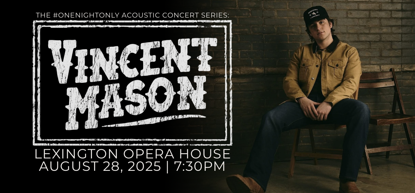 #OneNightOnly with Vincent Mason