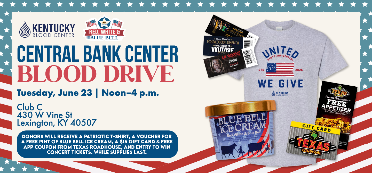 Central Bank Center Blood Drive