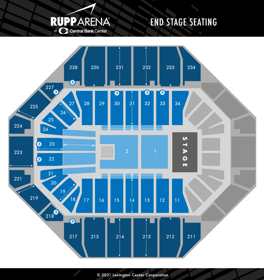 Seating Chart Central Bank Center