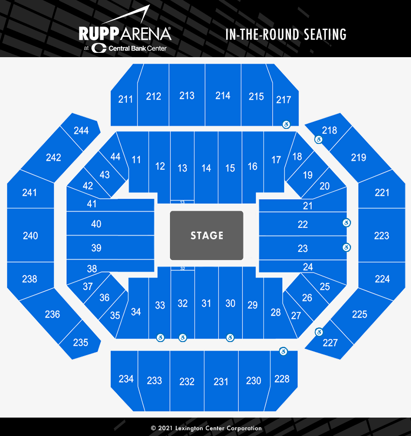 Seating Chart Central Bank Center