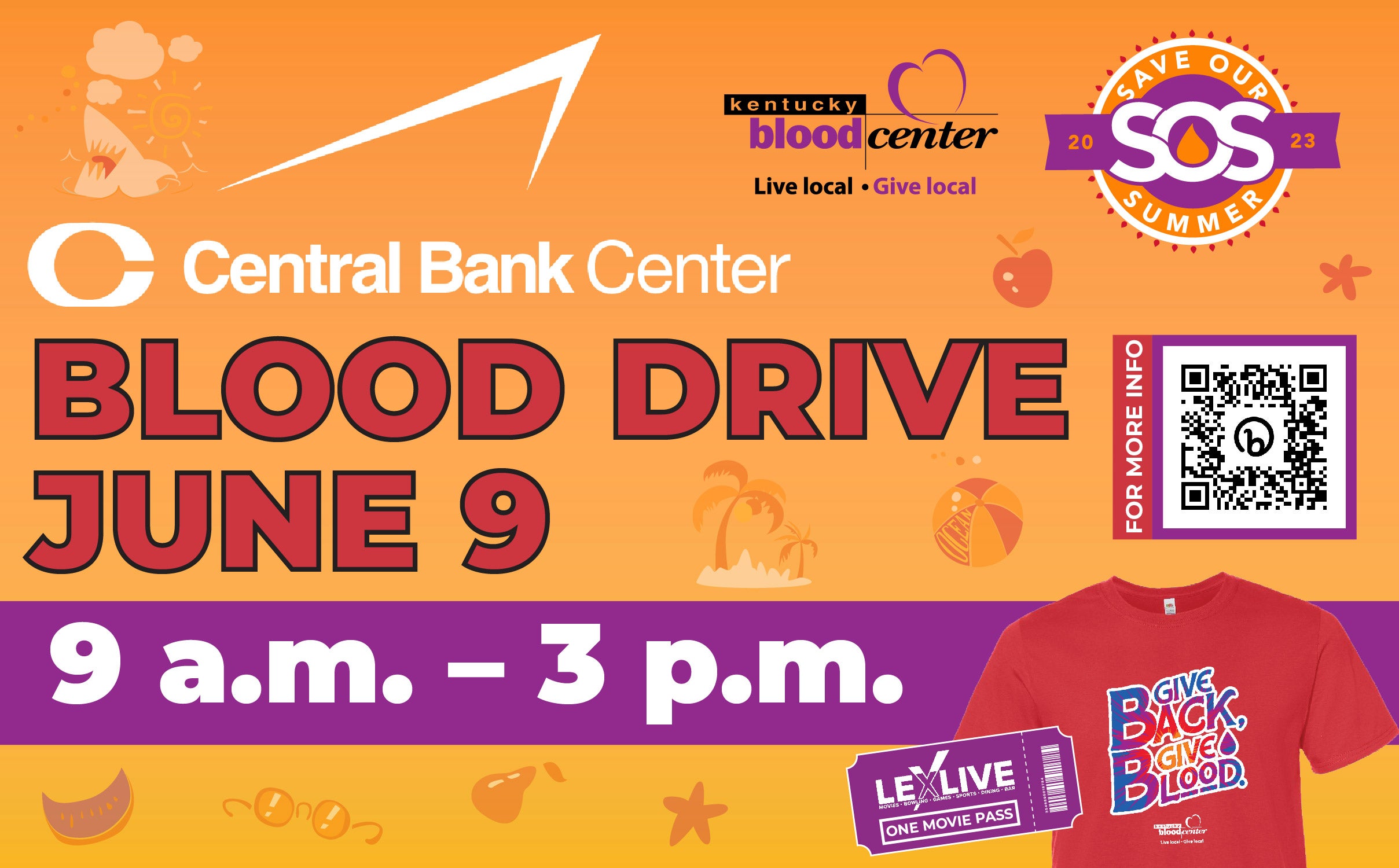 More Info for Save The Summer Blood Drive 