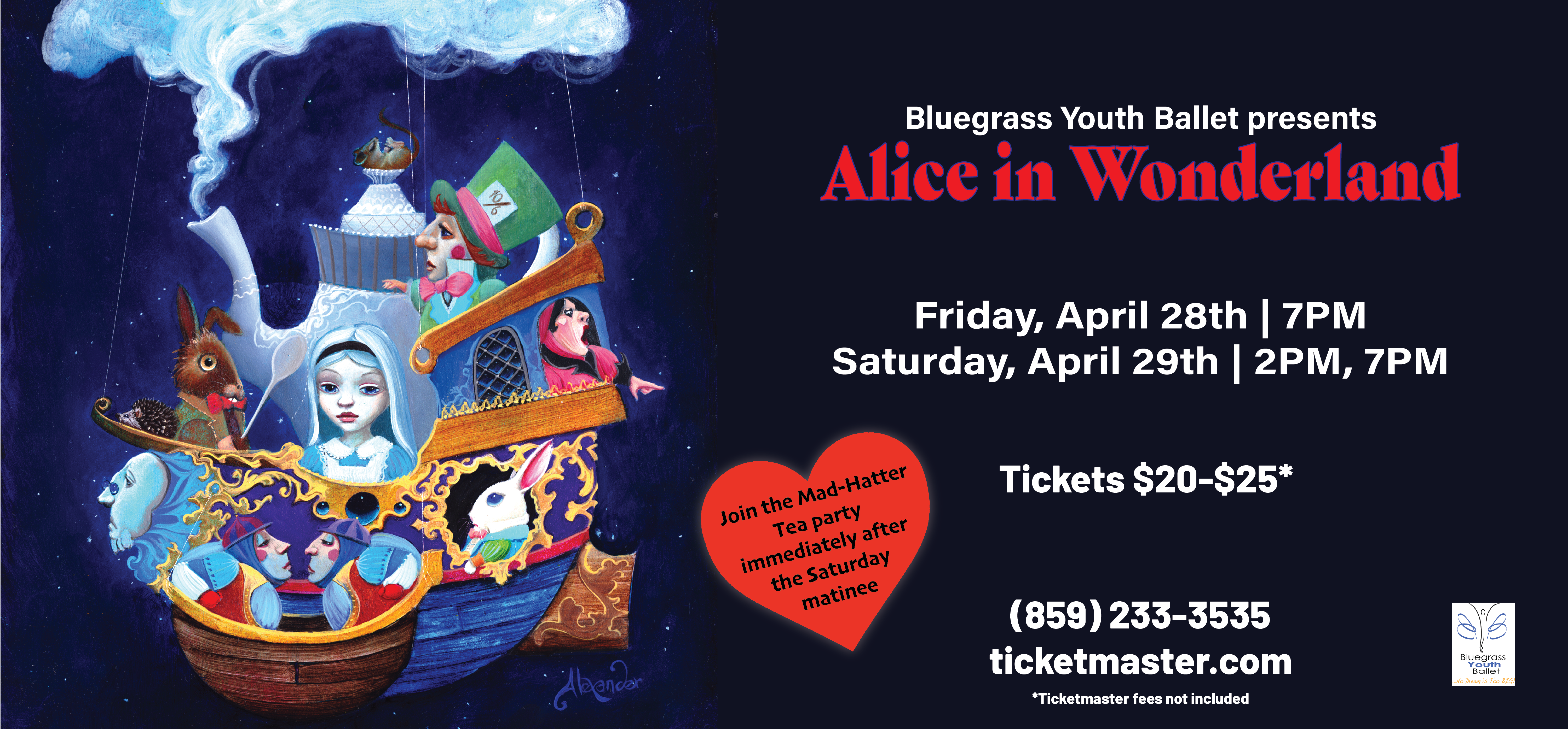 Bluegrass Youth Ballet Presents: Alice in Wonderland 
