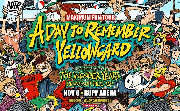 More Info for A Day To Remember & Yellowcard - Maximum Fun Tour